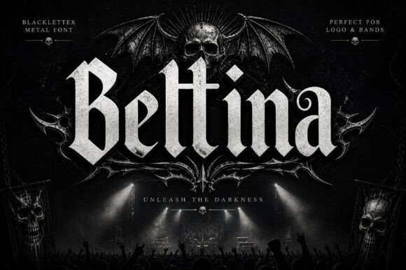 Beltina gothic blackletter font