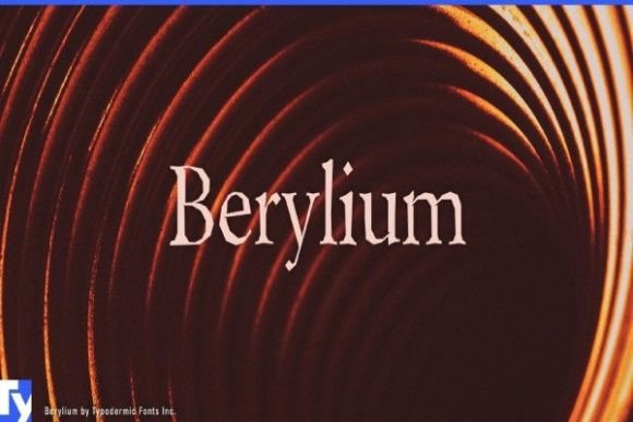 Berylium Halloween font