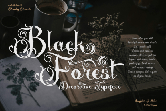 Black Forrest font sample