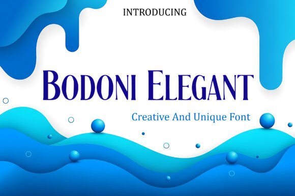 Bodoni Elegant font