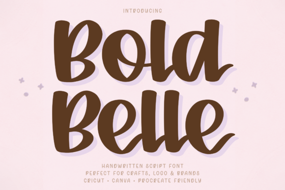 Bold Belle bubble font