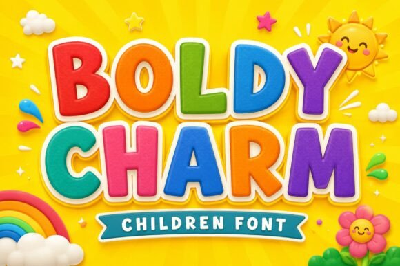 Boldy Charm bubble font