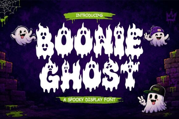 Boonie Ghost font sample