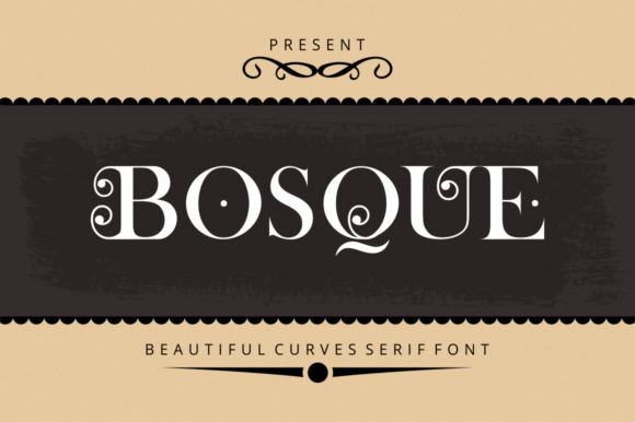 Bosque free font