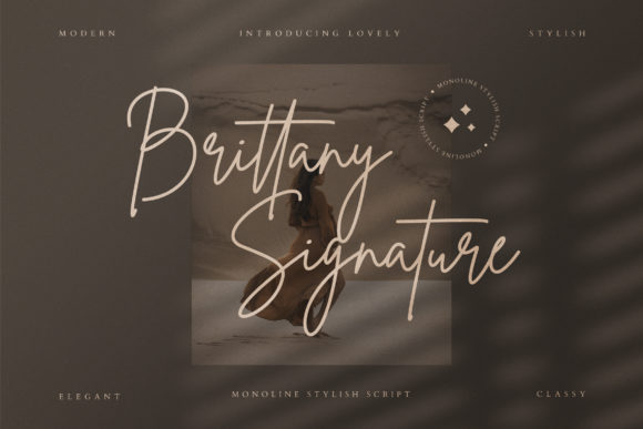 Brittany Signature Script tattoo font