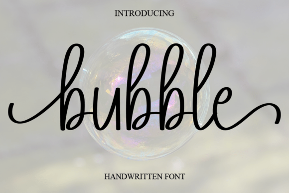 Bubble bubble font