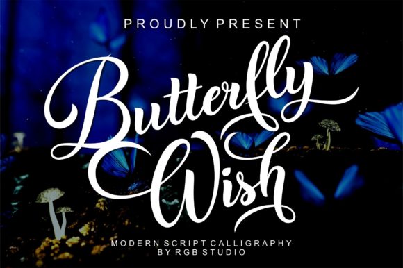 Butterfly Wish free font