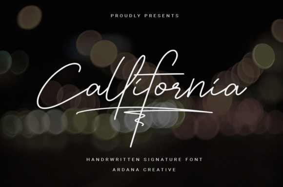 Callifornia free font