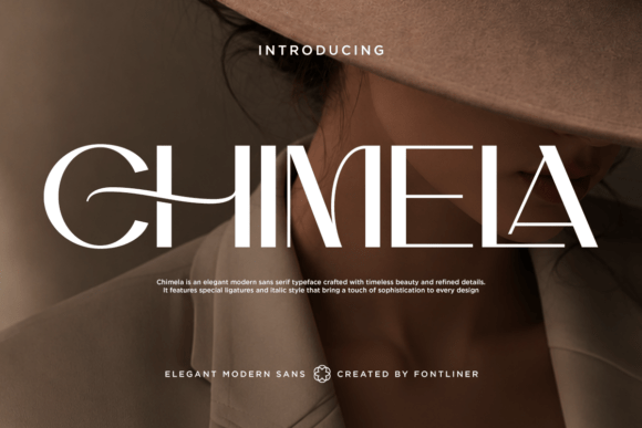 Chimela font sample
