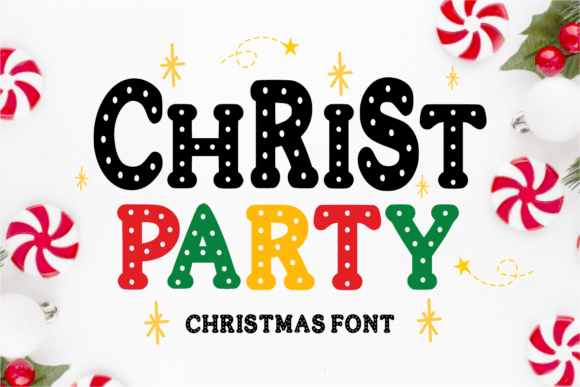 Christ Party Christmas font