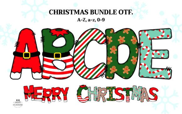 Christmas Bundle Christmas font