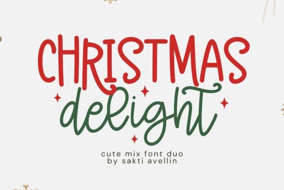 Christmas Delight Christmas font