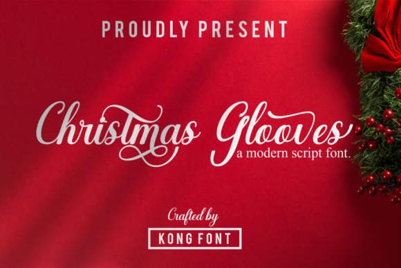 Christmas Glooves Christmas font