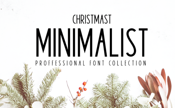 Christmas MInimalist Christmas font