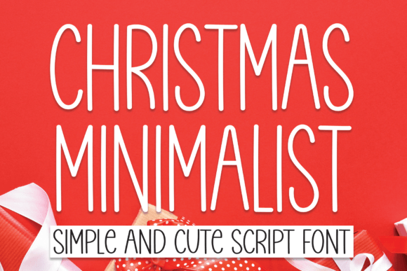 Christmas Minimalist Christmas font