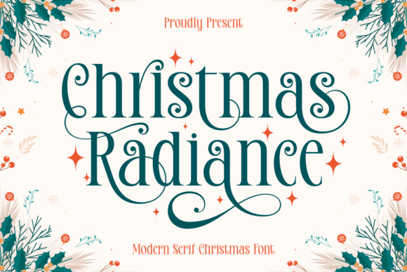Christmas Radiance Christmas font