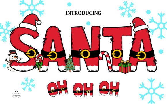 Christmas Santa Christmas font