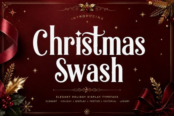 Christmas Swash Christmas font
