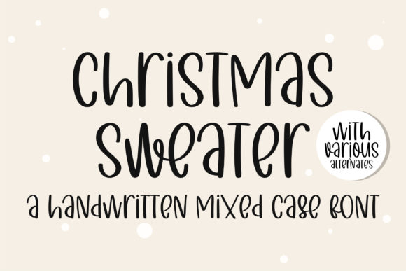 Christmas Sweater Christmas font