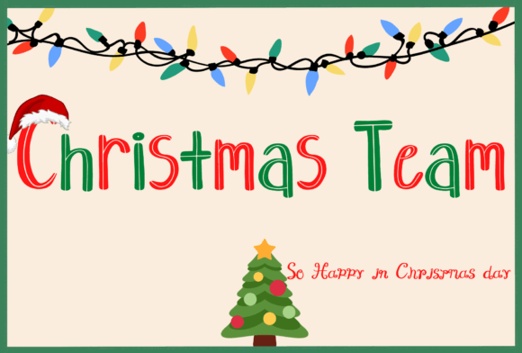 Christmas Team free font