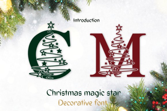 Christmas Magic Star Christmas font