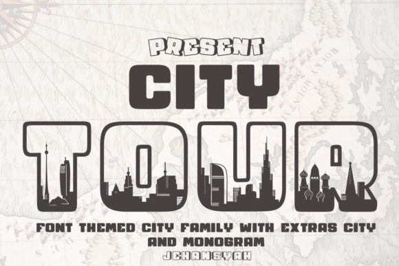 City Tour bubble font
