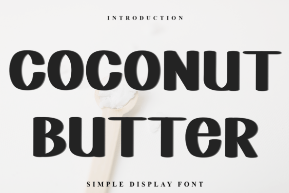 Coconut Butter Christmas font
