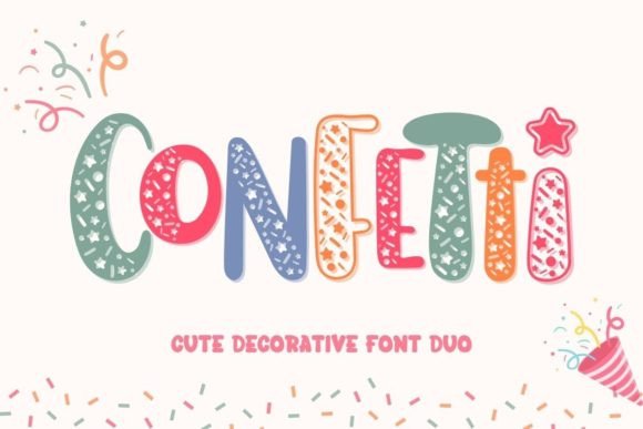 Confetti Christmas font