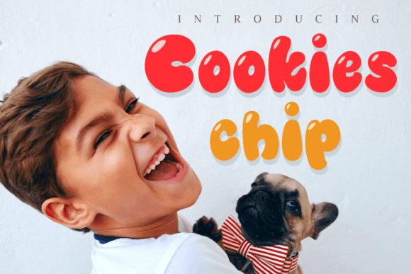 Cookies Chip bubble font