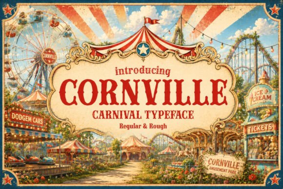Cornville Christmas font