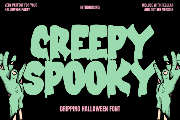 Creepy Spooky Halloween font