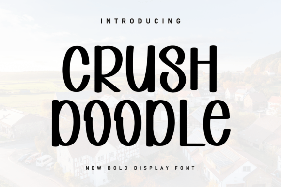 Crush Doodle font sample