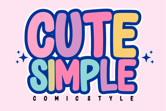Cute Simple bubble font
