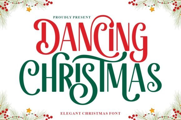 Dancing Christmas Christmas font