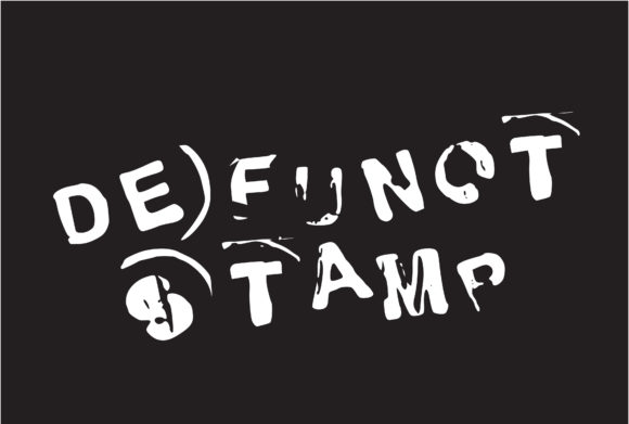Defunct Stamp creepy horror font