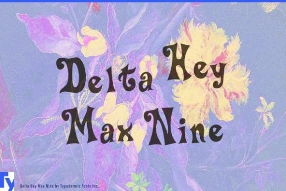 Delta Hey Max Nine font sample