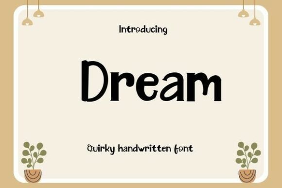 Dream font sample