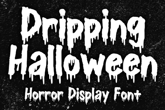 Dripping Halloween Halloween font