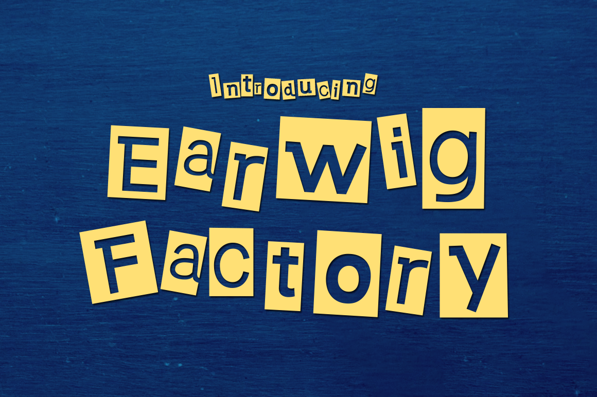 Earwig Factory free font