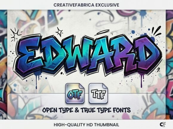 Edward bubble font
