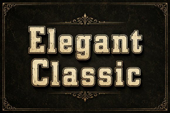 Elegant Classic font