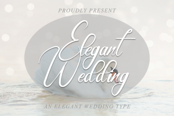 Elegant Wedding smooth script font