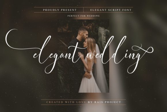 Elegant Wedding script font
