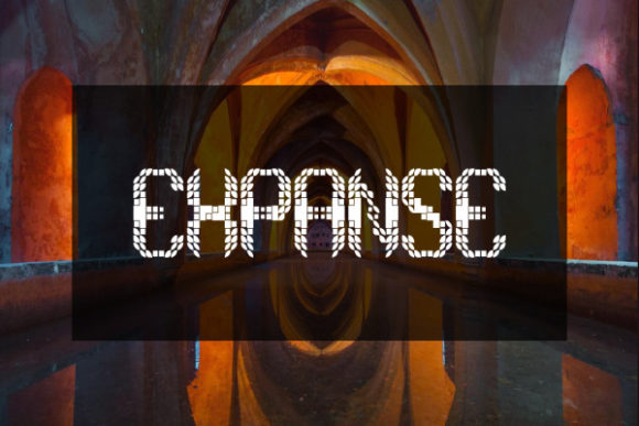 Expanse font sample