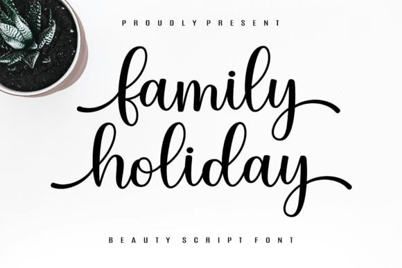 Family Holiday Christmas font