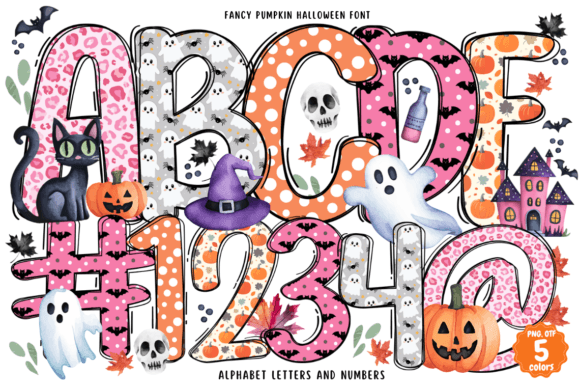 Fancy Pumpkin Halloween Halloween font