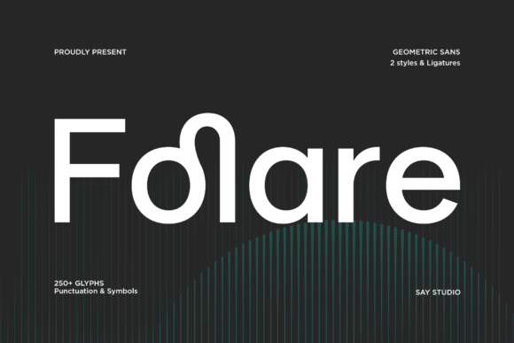 Folare font sample
