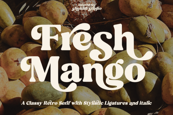 Fresh Mango Christmas font