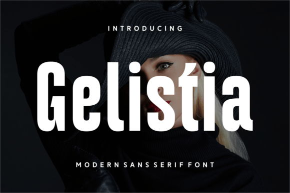 Gelistia font sample