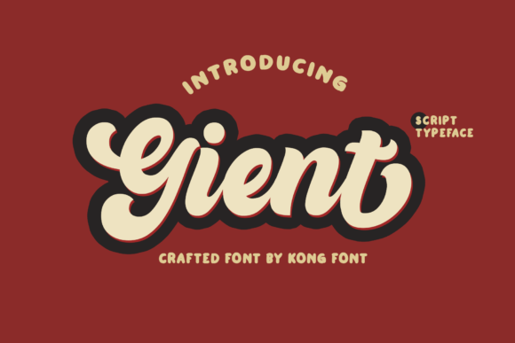 Gient free font